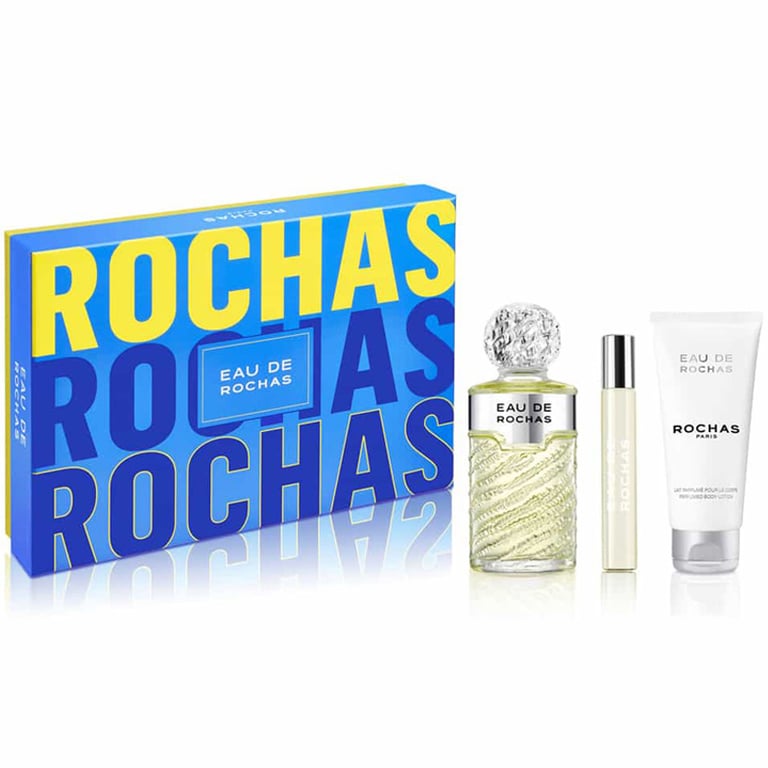 Eau De Rochas EDT 100 ml + EDT 20 ml + Body Lotion 100 ml Lote