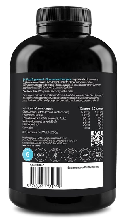 Glucosamine Complex 365 Gélules de Zenement