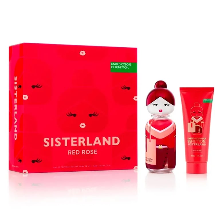 Sisterland Red Rose EDT 80 ml + Body Lotion 75 ml