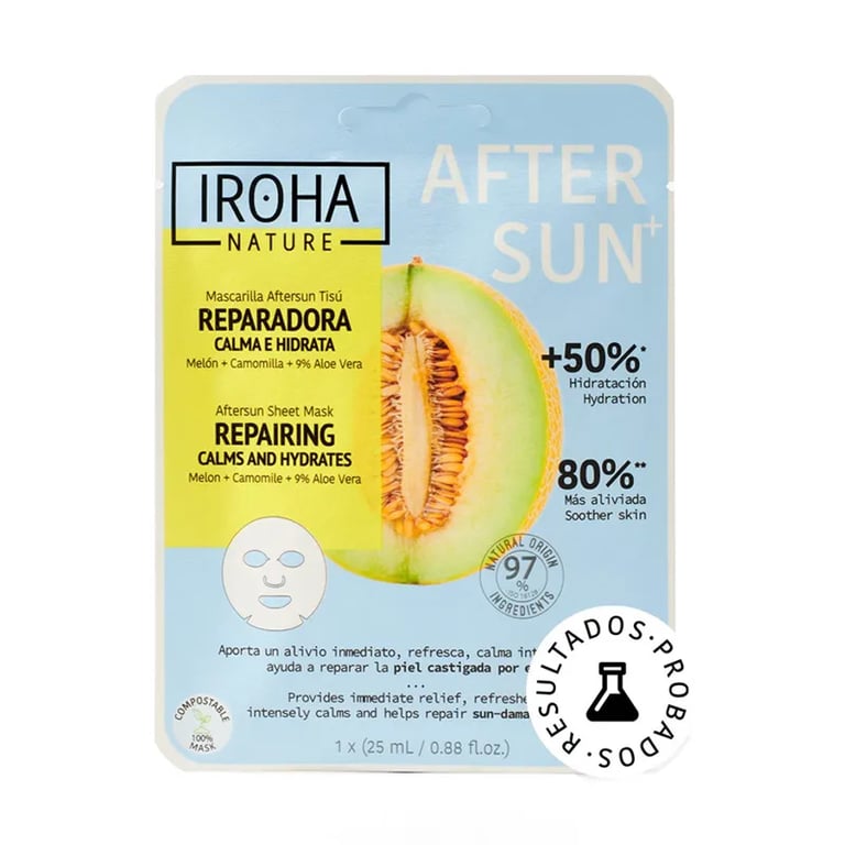 Aftersun Tissue Face Mask Ripara Lenisce e Idrata