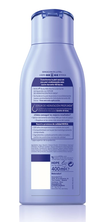 Triple Accion Smooth Body Milk 400 ml de Nivea