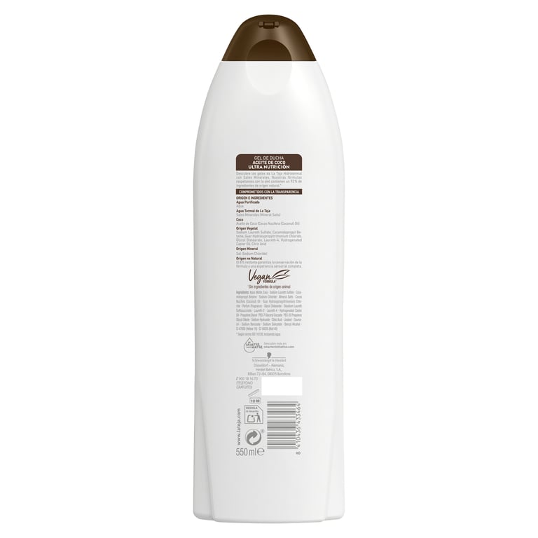 Kokosnussöl Duschgel-Creme 550 ml von La Toja