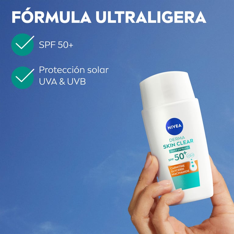 Gesichtsfluid Derma Skin Clear SPF50+ 40 ml von Nivea