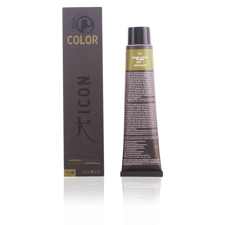 Ecotech Color Natural Color #7.4 Medium Copper Blonde