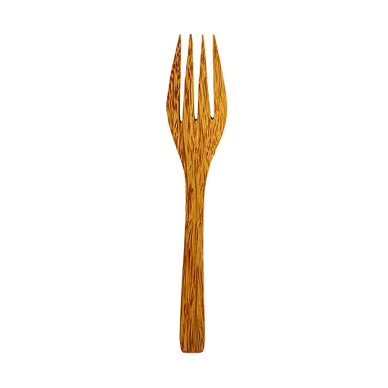 Tenedor De Madera De Coco