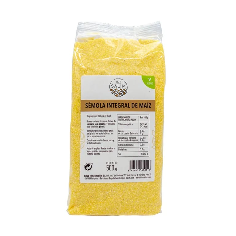 Sêmola Integral De Milho