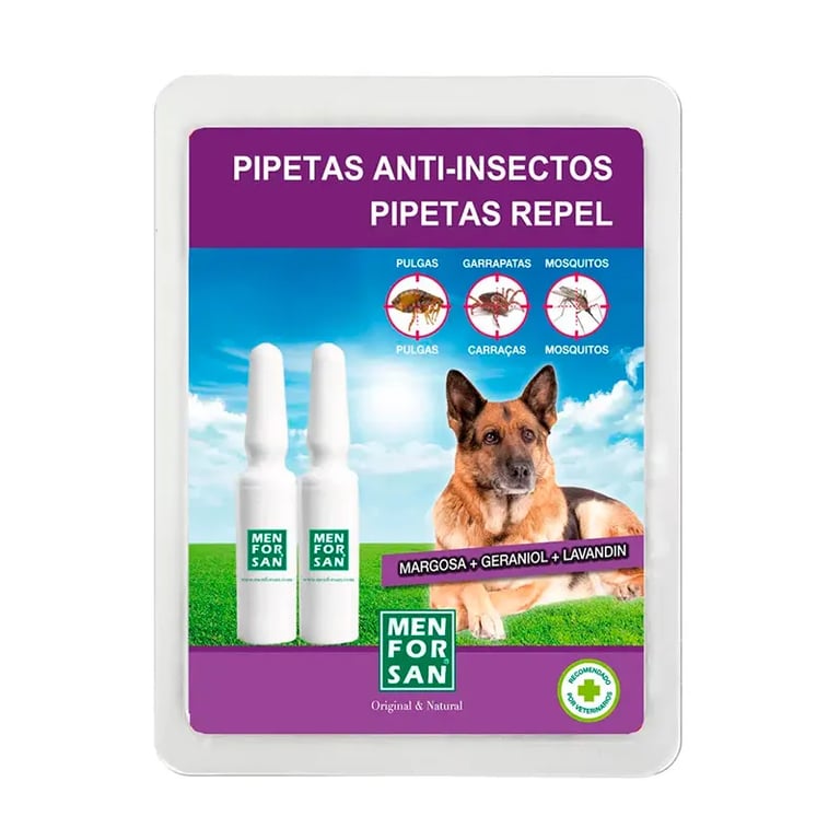 Pipetas Perro Ant-Insectos