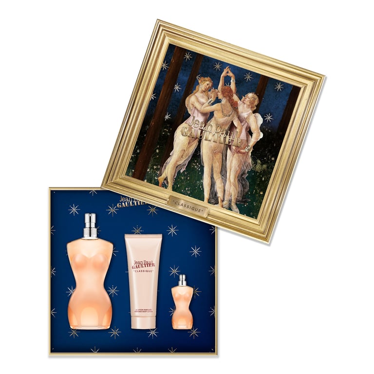 Classique EDT 100 ml + EDT Mini 6 ml + Lotion Corporelle 75 ml Lot de Jean Paul Gaultier