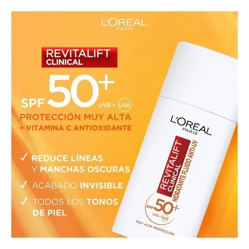 Revitalift Clinical Feuchtigkeitsfluid LSF50+ 50 ml von L'Oreal Paris