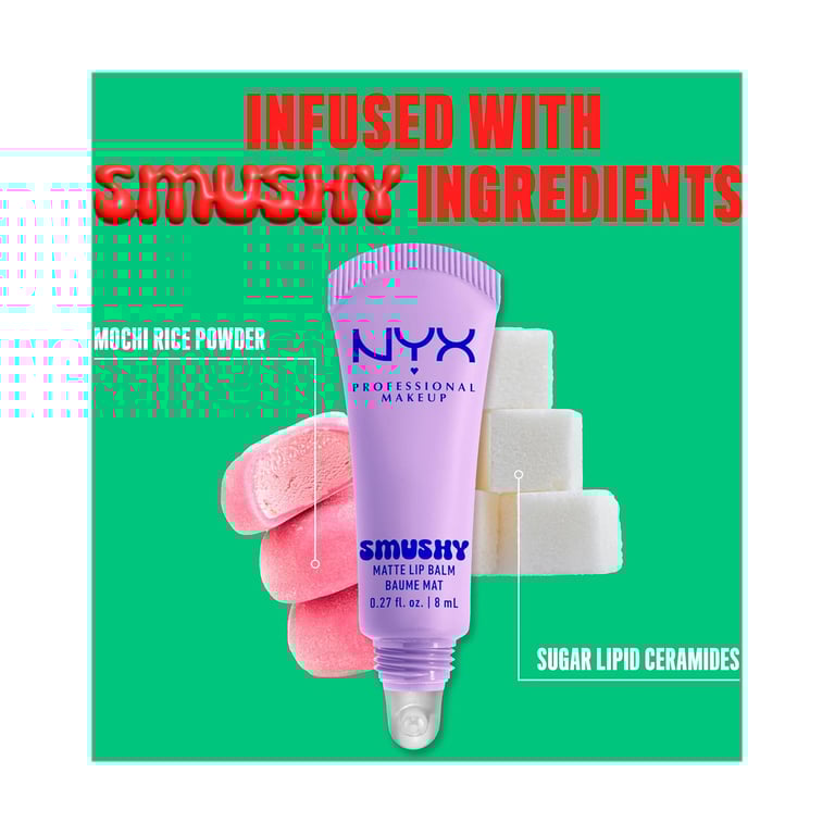 Lip Balm Smushy Matte #01 Sugar Smush von NYX