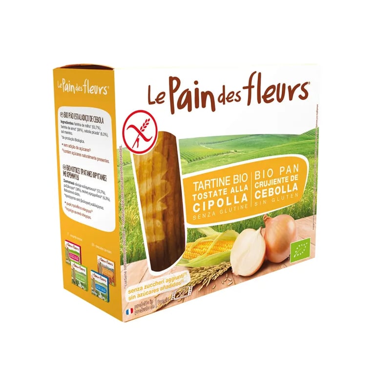 Pain Croquant Apéritif d'oignon Bio Sans Gluten