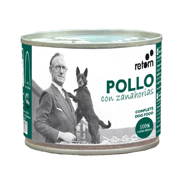 Comida Húmeda Para Perros De Pollo Con Zanahorias