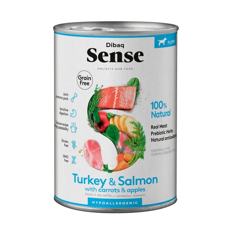 Hundewelpen Sense Lachs & Pute