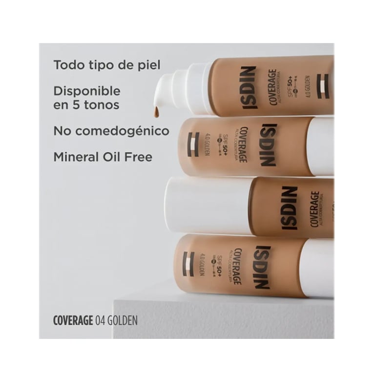 Coverage SPF50+ Golden 30g de Isdin