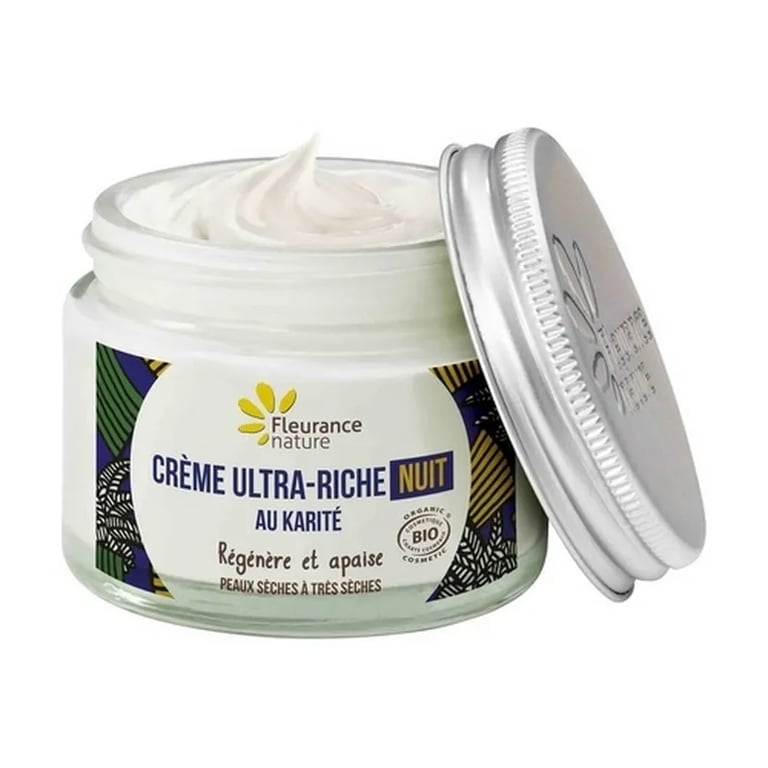 Ultra Reichhaltige Karite Nachtcreme Bio