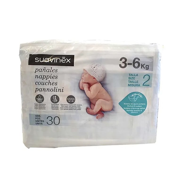 FRALDAS TAMANHO 2 DE 3 A 6 Kg