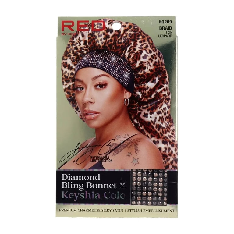 Diamond Bling Cappello per Capelli Luxe Leopardo