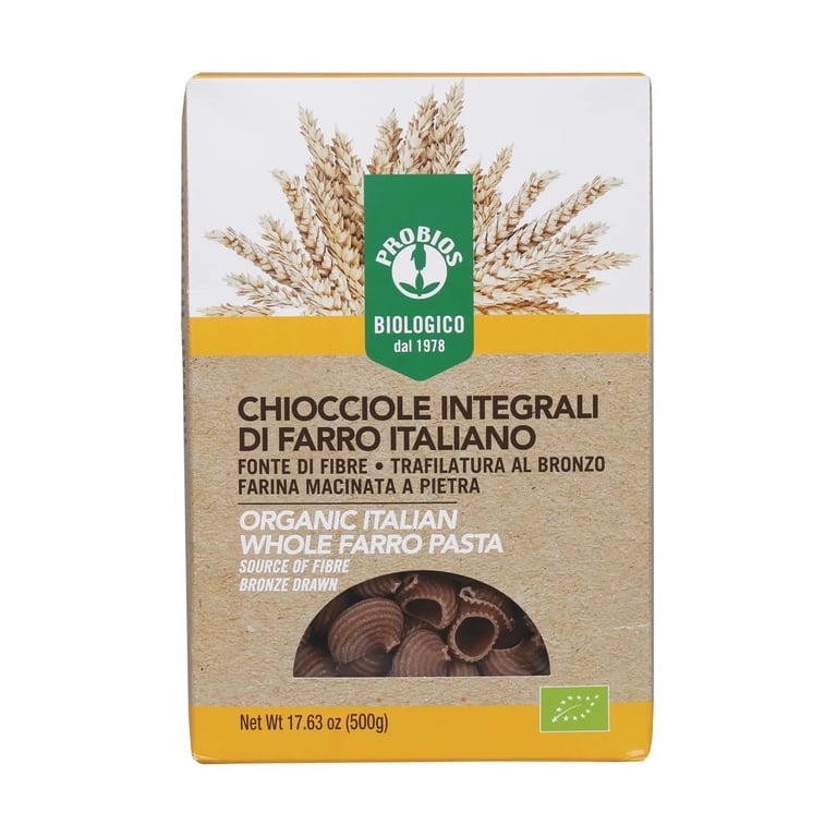 Pasta Caracol Integral de Espelta Bio