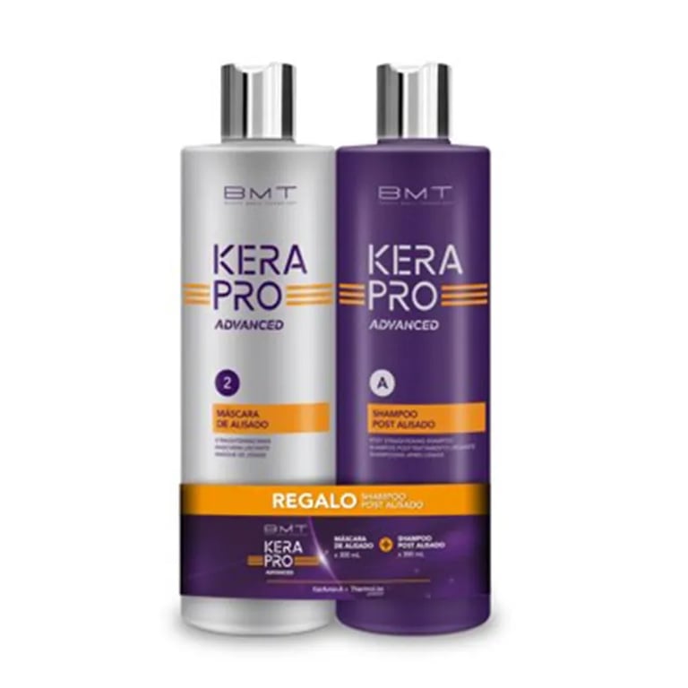 Kerapro Advanced Tratamiento Alisado Lote Máscara + Champú