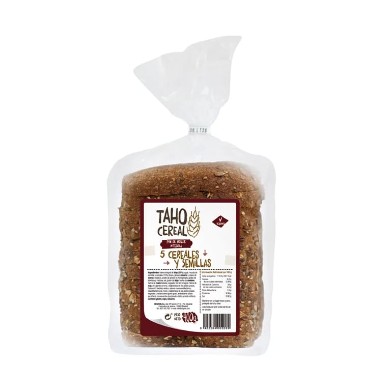 Pan De Molde Integral Cereales Y Semillas
