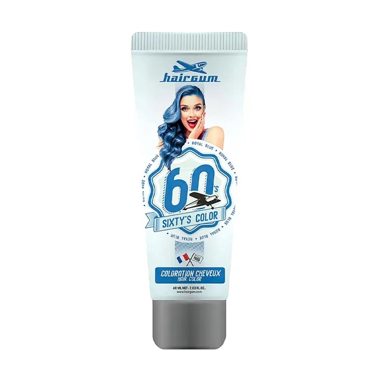 Sixty'S Color Hair Color #Royal Blue