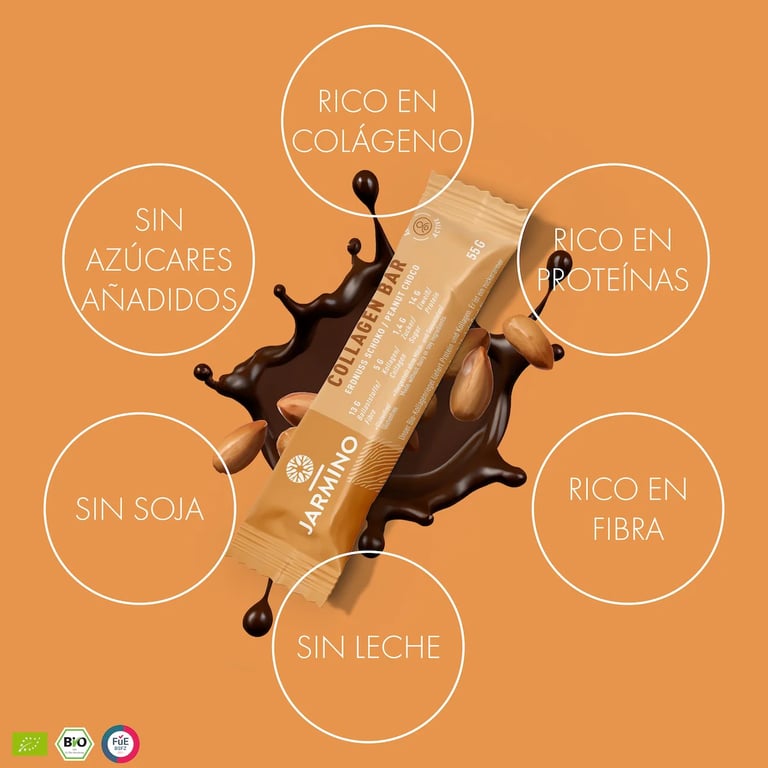Barretta Collagene & Proteica Arachidi Cioccolato - imagen 2 de 9