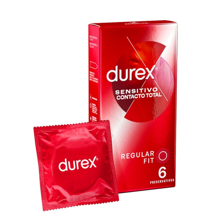 DUREX SENSITIVO CONTACTO TOTAL 6 Ud