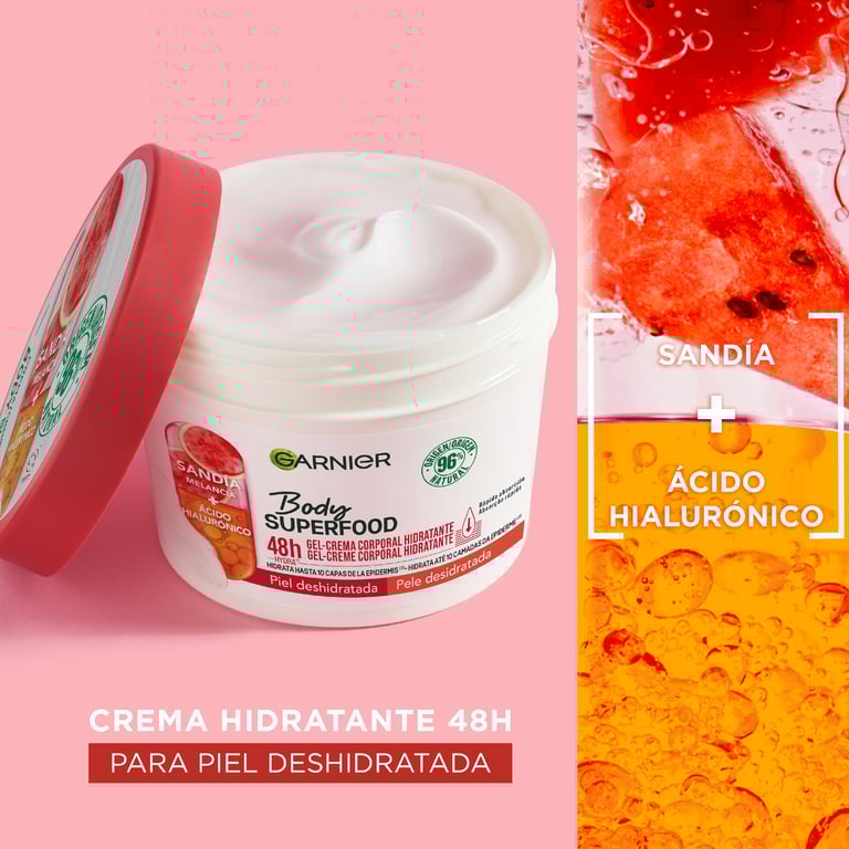 Body Superfood Pastèque + Acide Hyaluronique 380 ml de Garnier