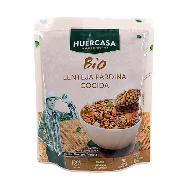 Lenteja Pardina Cocida Bio