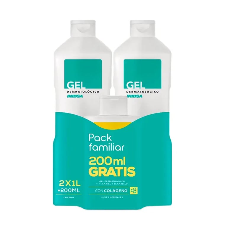 Gel Dermatológico 2 x 1000 ml + Champú 200 ml