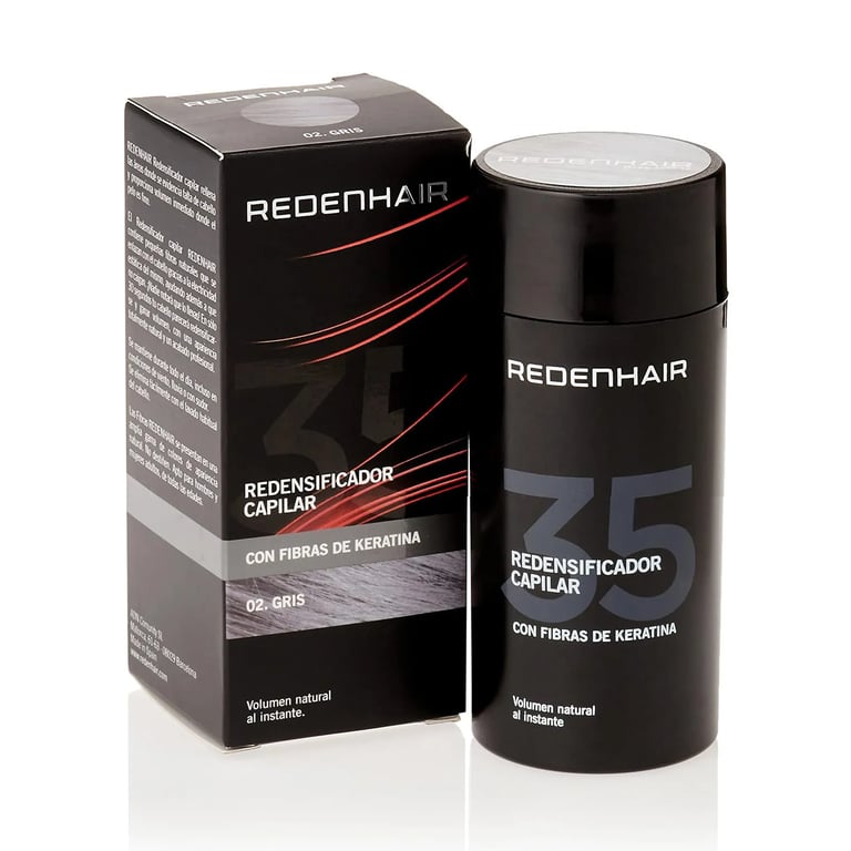 Redensificador Capilar Fibras Keratina #Gris