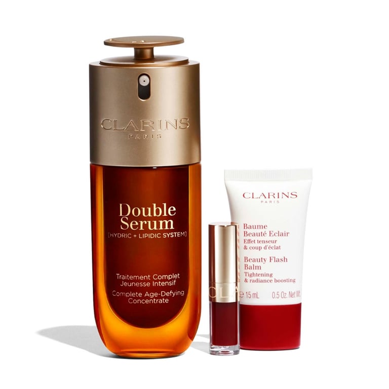 Double Serum 75 ml Set Neceser 3 Piezas de Clarins
