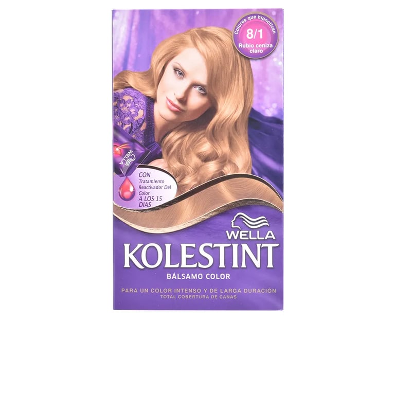 Kolestint Tinta Bálsamo Cor #8,1 Loiro Cinza Claro