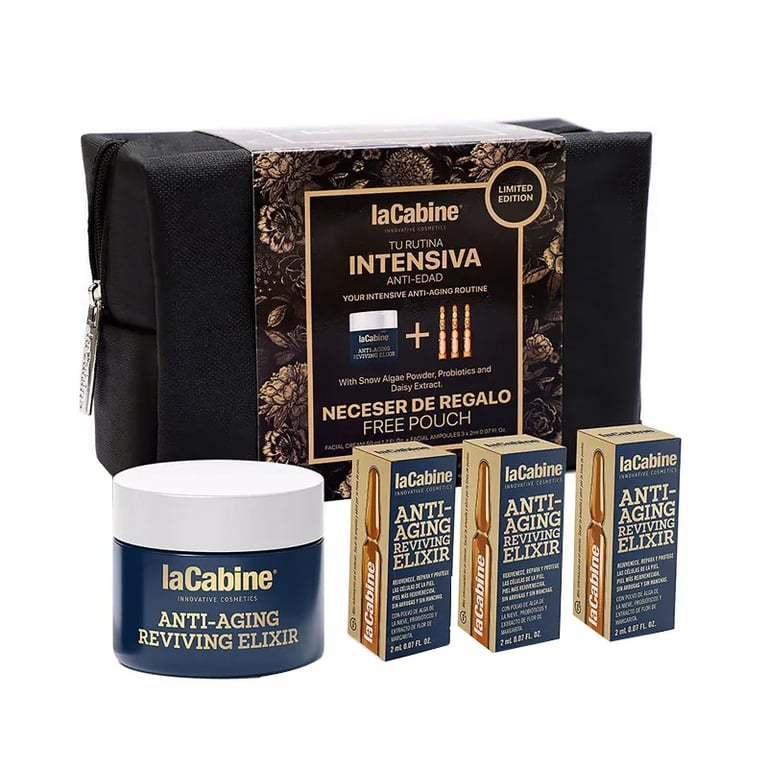Necessaire Anti-Aging Reviving Elixir Lote Creme + 3 Ampolas