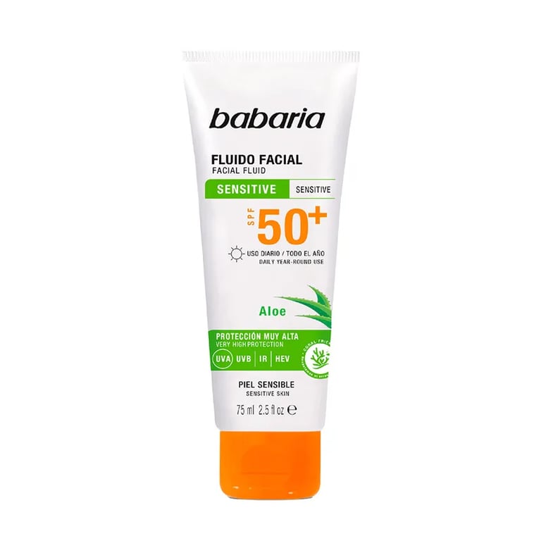Solar Fluido Facial Pele Sensível SPF50+