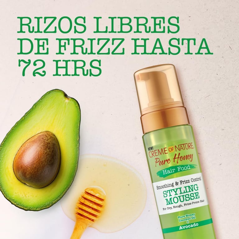 Pure Honey Hair Food Aguacate Rizos - imagen 5 de 8