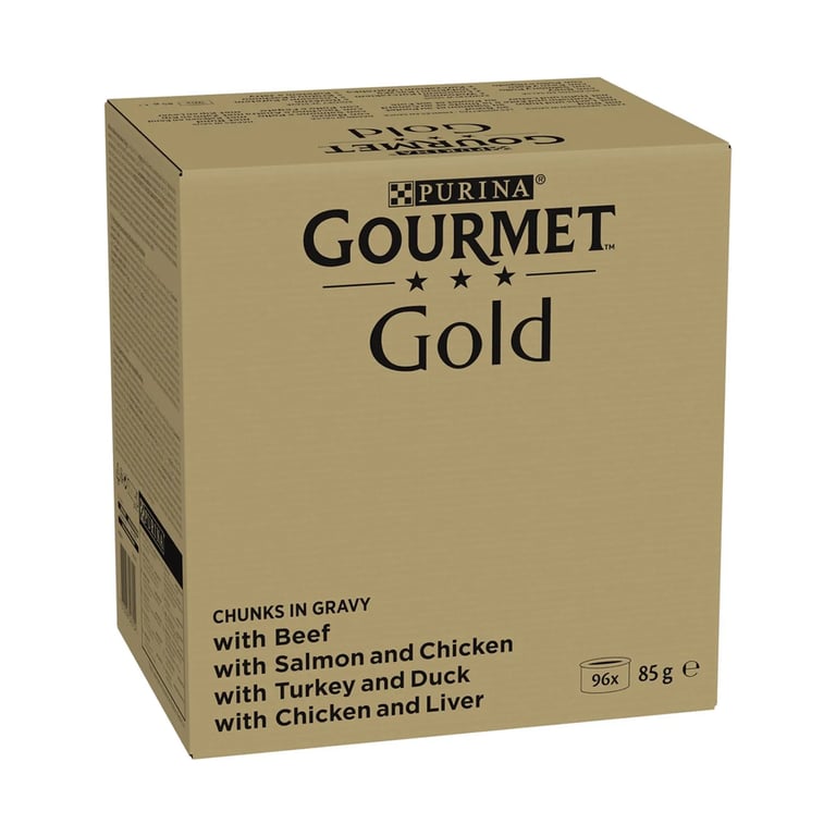 Gourmet Gold Multipack Manzo Pollo Anatra Pollo