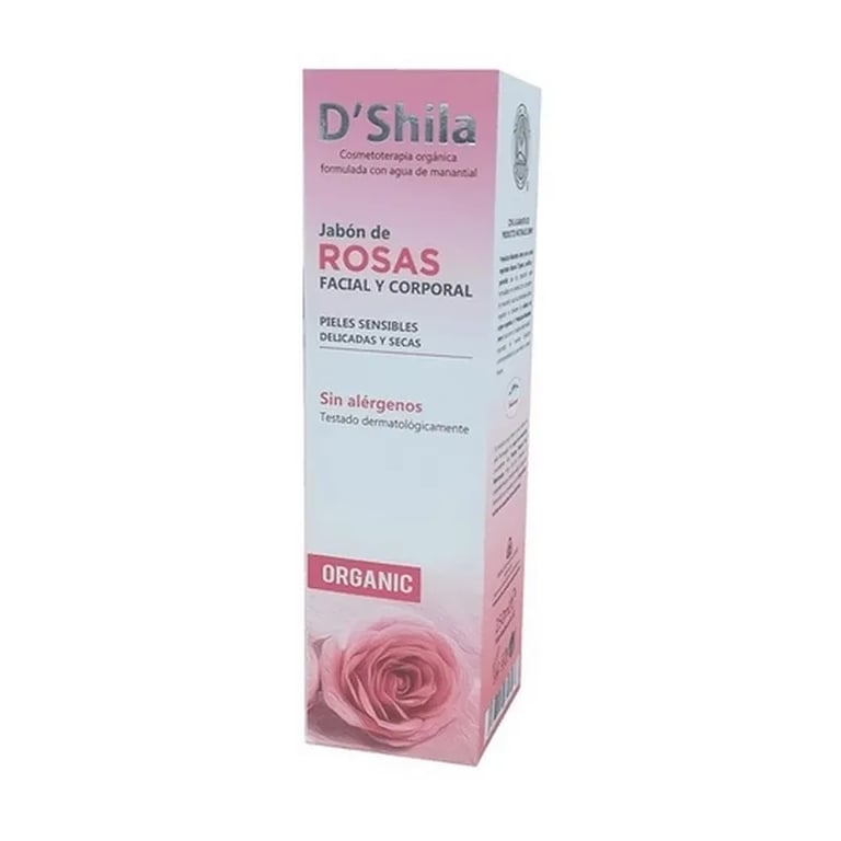 Jabón Rosas Facial Y Corporal Pieles Sensibles