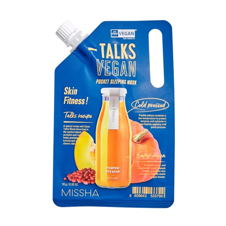 Talks Vegan Skin Fitness! Pocket Sleeping Mask