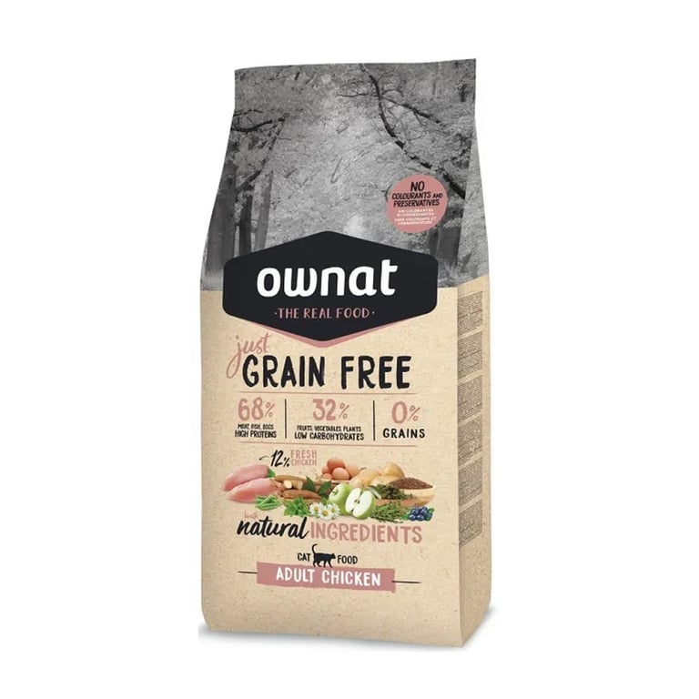 Just Grain Free Croquettes Chat Adulte Poulet