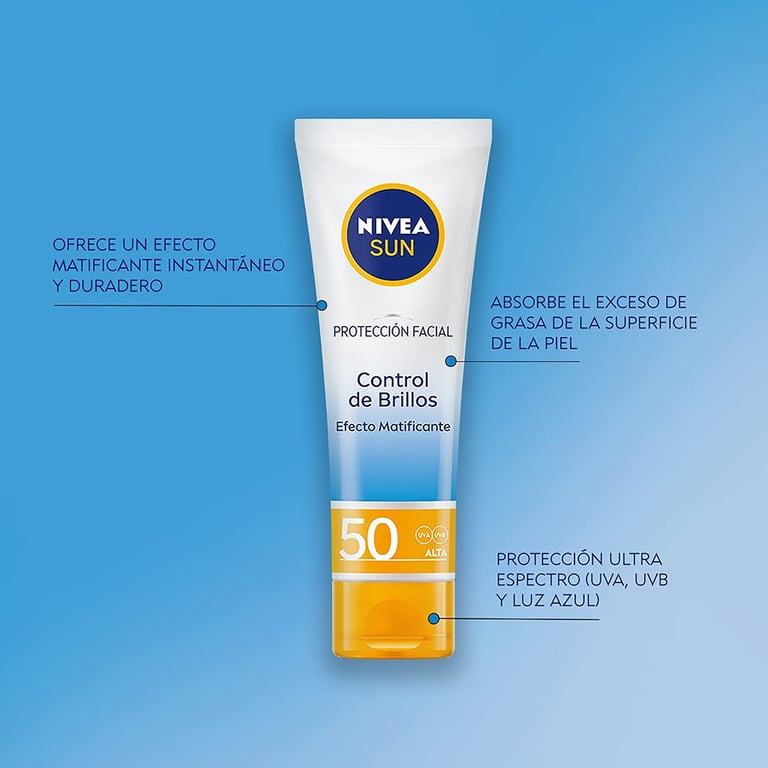 Sun Facial Glanzkontrolle LSF50 50 ml von Nivea