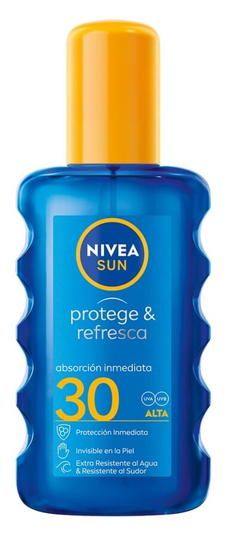 Sun Protège Rafraîchit Spray Solaire Invisible SPF30 200 ml