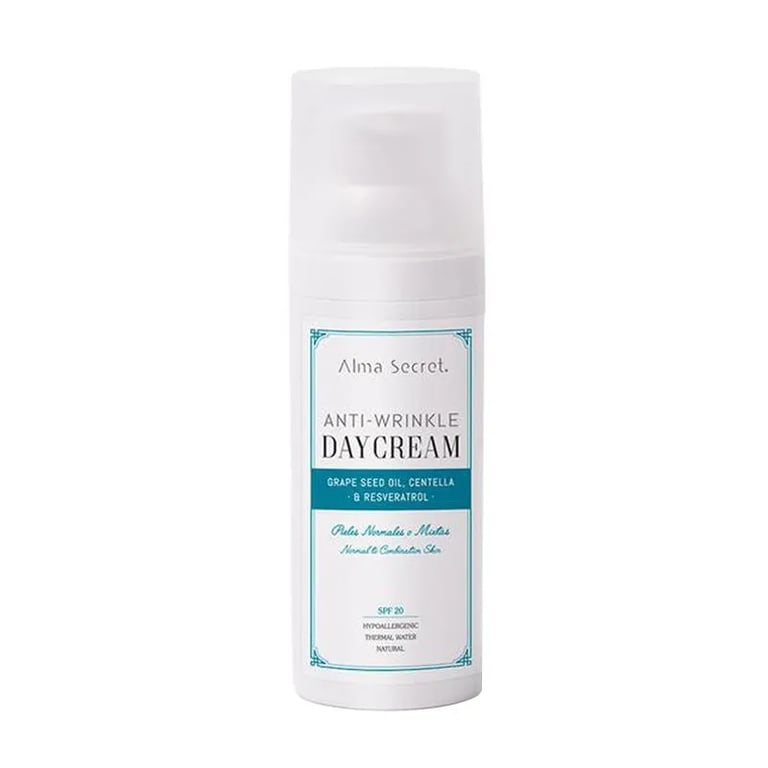 Crema Giorno Antirughe Uva Centella Resveratrolo SPF20