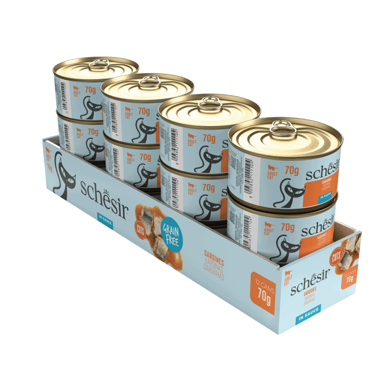 Sardinen in Sauce für Katzen