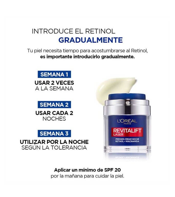 Revitalift Laser Night Cream mit Retinol und Niacinamid 50 ml von L'Oreal Paris