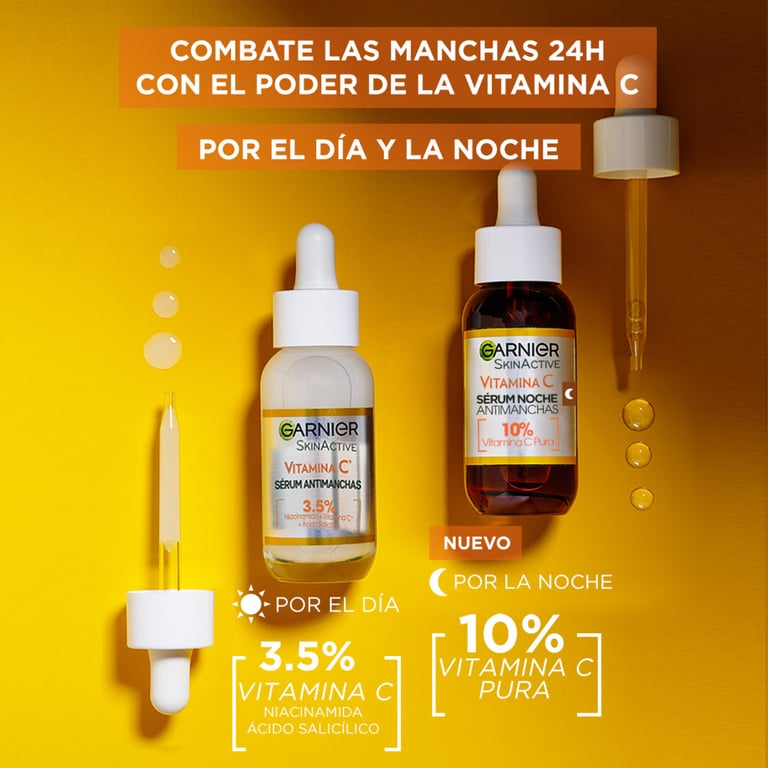 Skin Active Vitamina C Siero Di Notte 30 ml di Garnier
