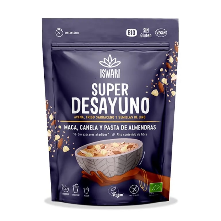 Super Pequeno-almoço Maca Canela e Pasta de Amêndoas