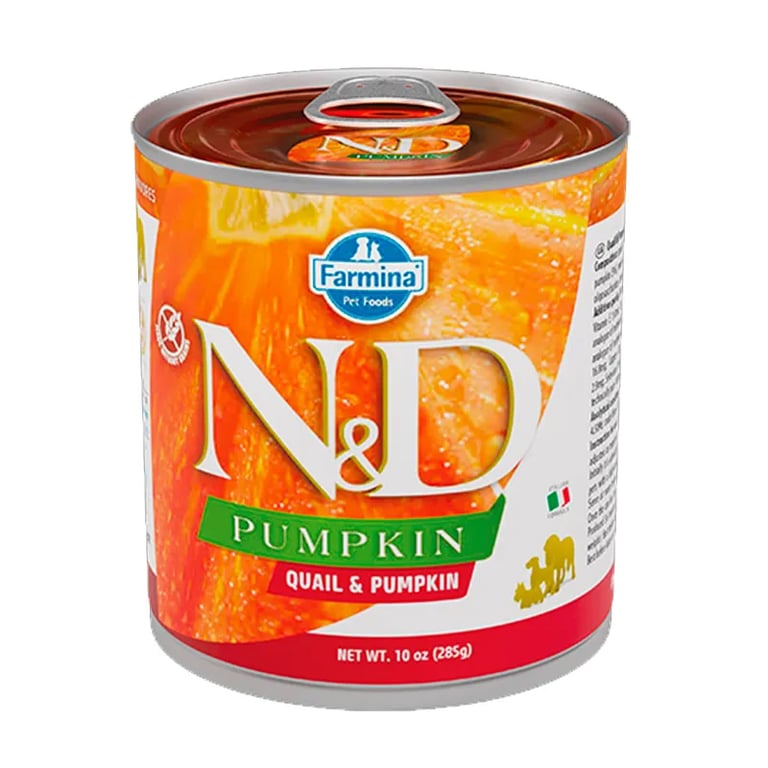 Nassfutter für Hunde ND Kürbis und Wachtel