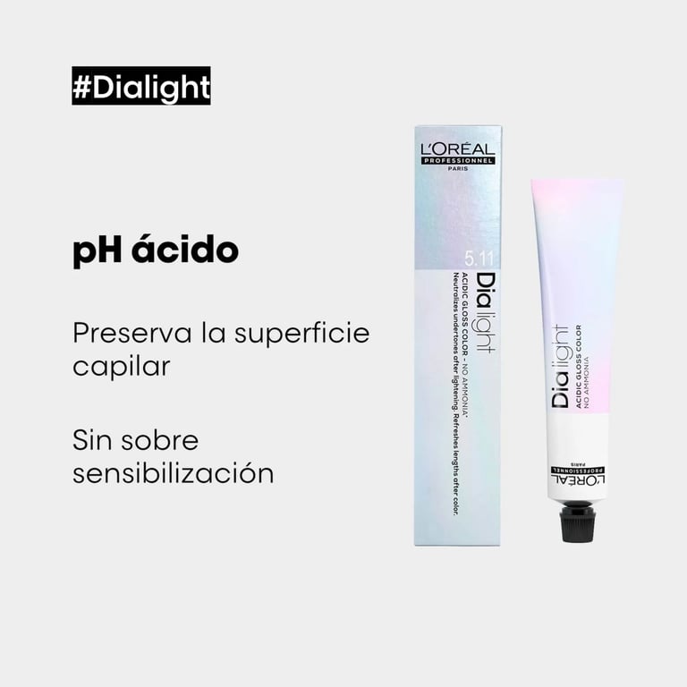 Dia Light Gel-Creme Acide Sans Amoniaque #6,11 50 ml di L'Oreal Expert Professionnel - imagen 4 de 6