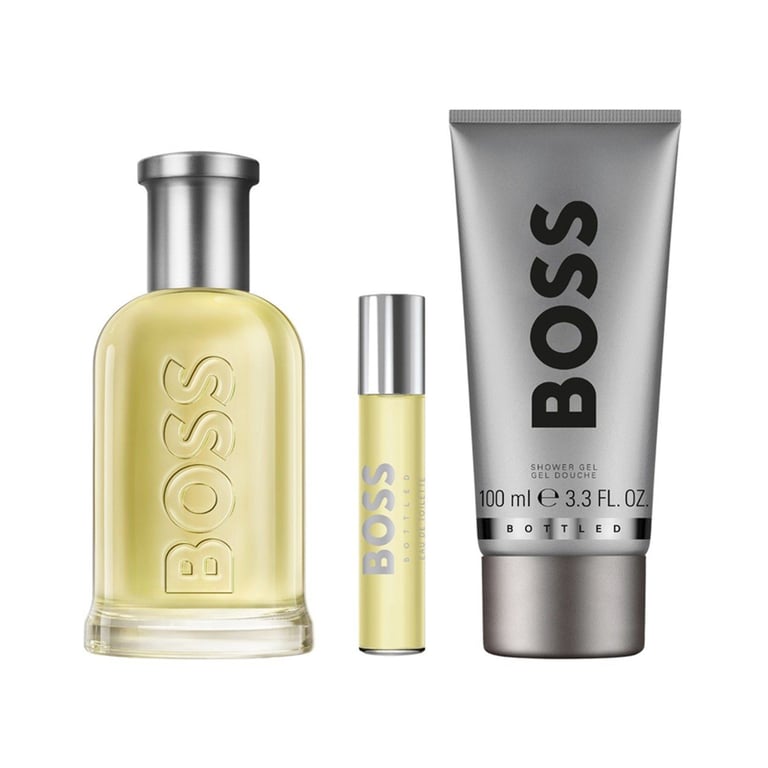 Boss Bottled Set EDT 100 ml + EDT 10 ml + Gel De Ducha 100 ml de Hugo Boss